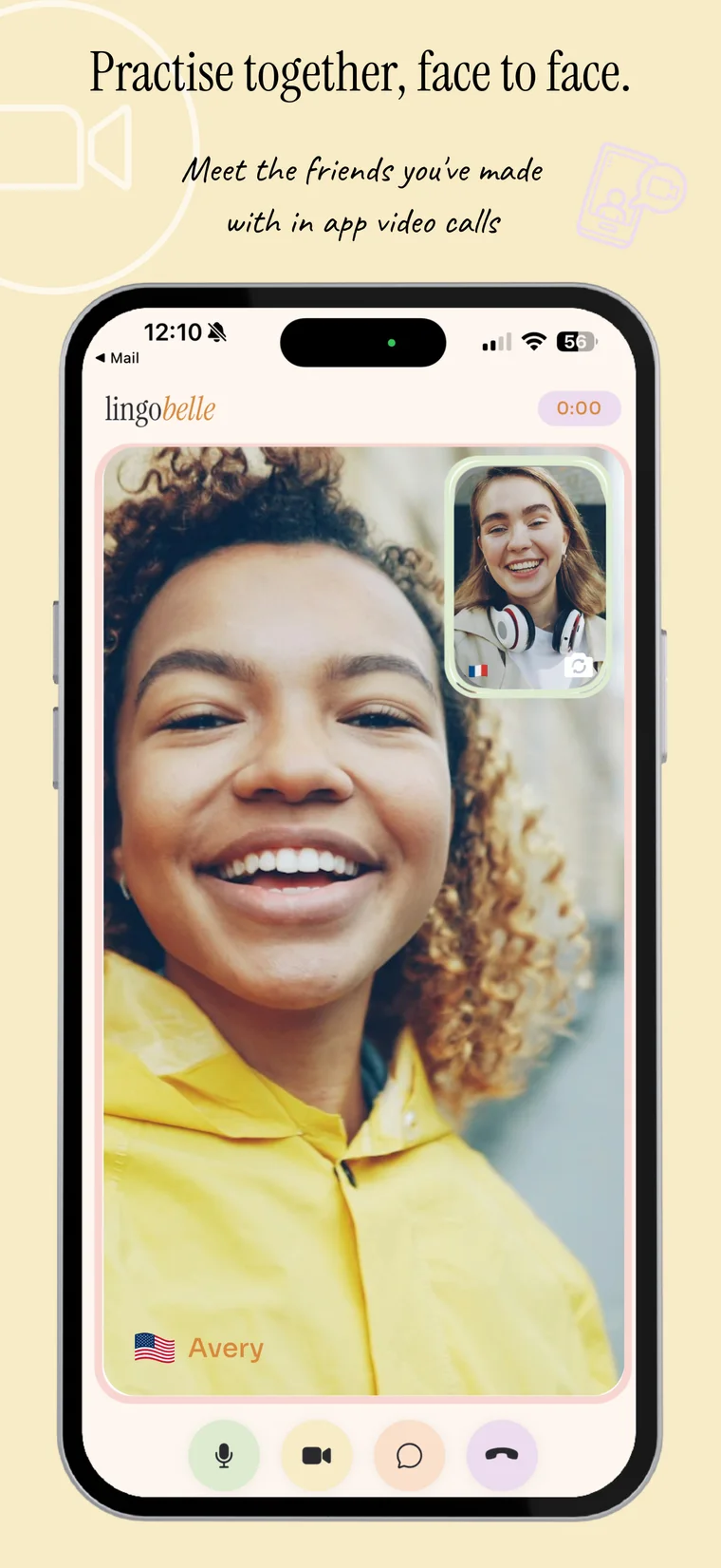 Face-to-face video call